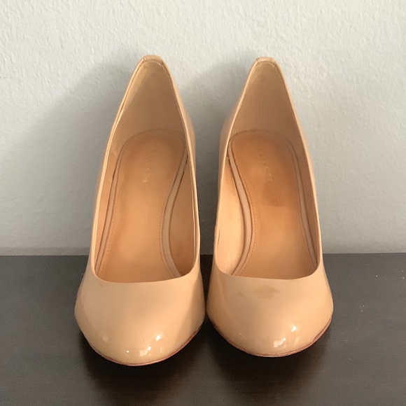 Coach “Rileigh” flats nude patent leather size 8 - Picture 1 of 6